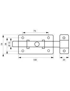 SERRUPRO - Targette - 150 mm 2