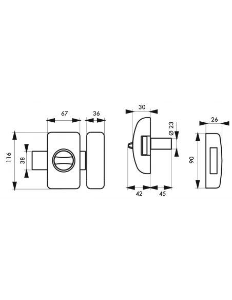 SERRUPRO - Verrou universel pour porte d’entrée