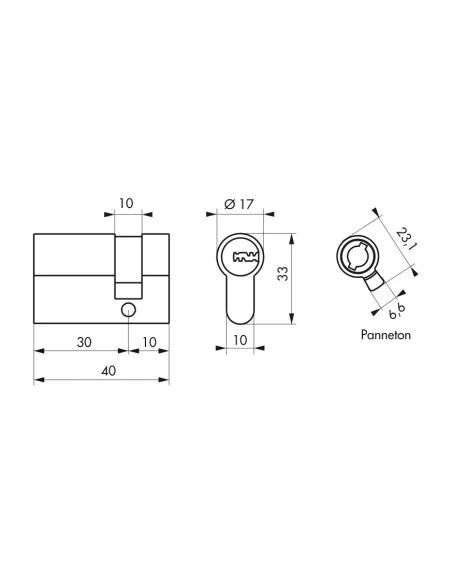 SERRUPRO - Serrure pour porte de chaufferie