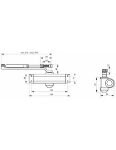 SERRUPRO - Ferme-porte hydraulique - kg 2