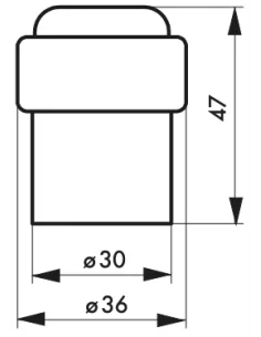 SERRUPRO - Bloque porte - Ø 30 mm 2