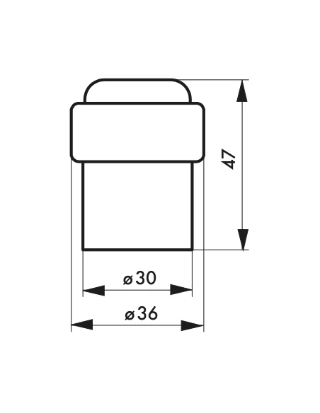 SERRUPRO - Bloque porte - Ø 30 mm