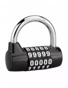 SERRUPRO - Cadenas à code modifiable - 99 999 combinaisons possibles