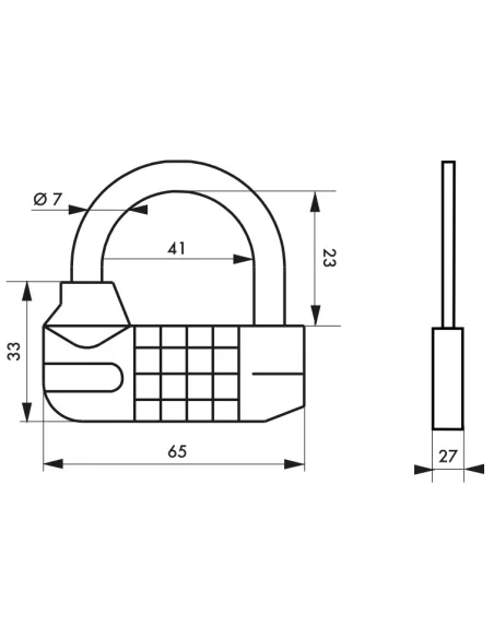 SERRUPRO - Cadenas à code modifiable - 99 999 combinaisons possibles