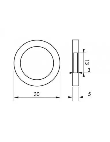 Anneau de clé jaune Anneau de clé jaune