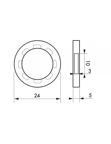 Anneau de clé vert Anneau de clé vert