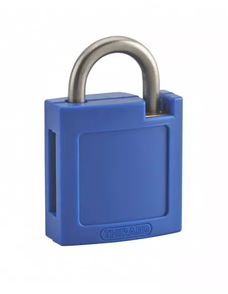 Ensemble coque abs av + ar bleue pour cadenas m3 - 40 mm