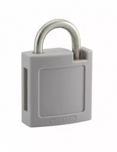 Ensemble coque abs av + ar grise pour cadenas m3 - 40 mm 2