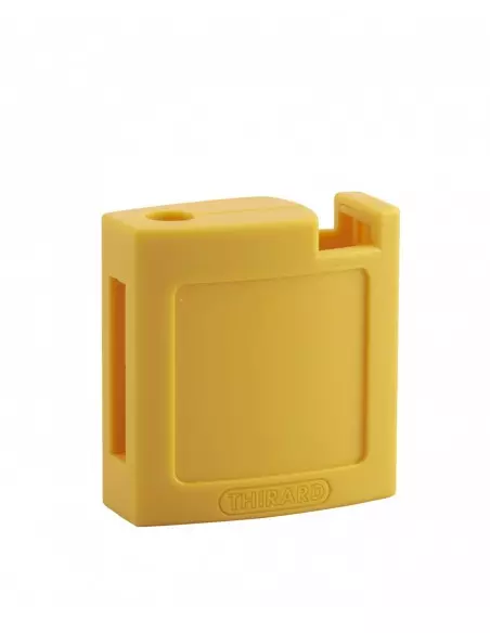 Ensemble coque abs av + ar jaune pour cadenas m3 - 40 mm