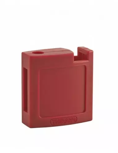 Ensemble coque abs av + ar rouge pour cadenas m3 - 40 mm