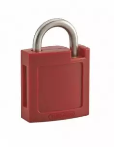 Ensemble coque abs av + ar rouge pour cadenas m3 - 40 mm 2