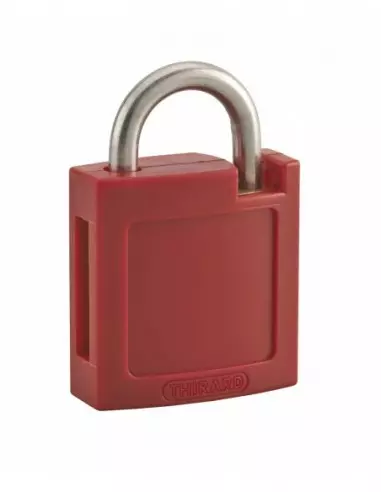 Ensemble coque abs av + ar rouge pour cadenas m3 - 40 mm Ensemble coque abs av + ar rouge pour cadenas m3 - 40 mm