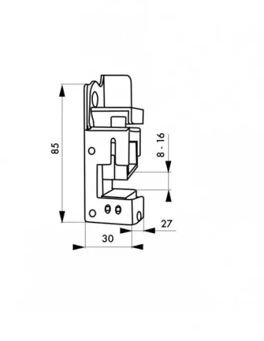 Verrouillage disjoncteur à levier large Verrouillage disjoncteur à levier large