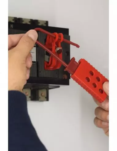 Moraillon en nylon pour 6 cadenas Moraillon en nylon pour 6 cadenas