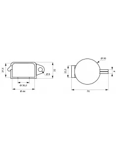 Consignation arrêt d'urgence Ø 30,5 mm 2