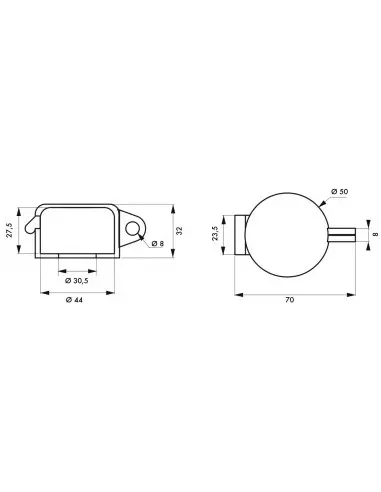 Consignation arrêt d'urgence Ø 30,5 mm Consignation arrêt d'urgence Ø 30,5 mm