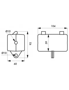 Consignation pour prise 220v, verrouillage par 1 cadenas 2