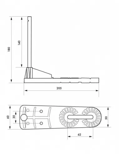 Bras pour consignation universelle pour vanne Bras pour consignation universelle pour vanne