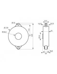 Consignation de vanne Ø 127 / 165 mm 2