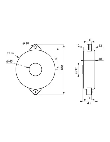 Consignation de vanne Ø 63 / 127 mm