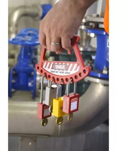 Ratelier portatif nylon pour 12 cadenas Ratelier portatif nylon pour 12 cadenas