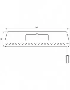 Ratelier pour 20 cadenas 2