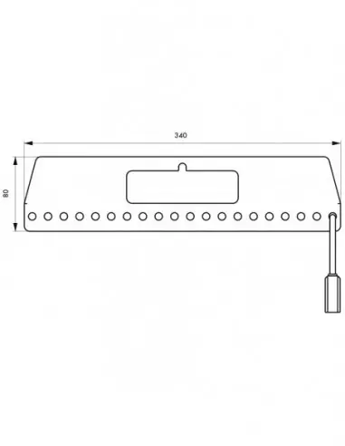 Ratelier pour 20 cadenas Ratelier pour 20 cadenas