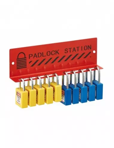 Station de stockage 10 cadenas longeur 270 mm Station de stockage 10 cadenas longeur 270 mm