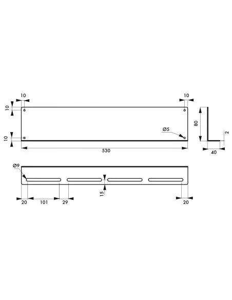 STATION STOCKAGE 20 CADENAS LONG. 530MM