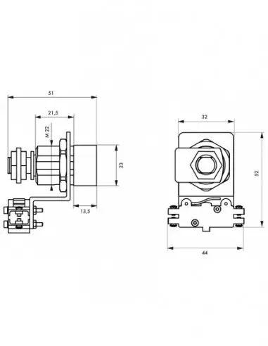 Barillet contacteur cobra m, 3 clés Barillet contacteur cobra m, 3 clés