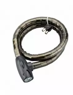 Antivol moto cable blindé Ø 25 longeur 1,20 m