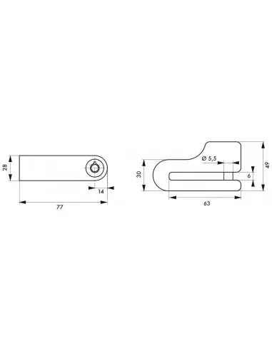 Antivol scooter Ø 5,5 mm Antivol scooter Ø 5,5 mm