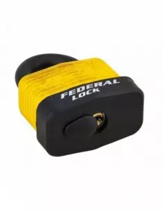 Cadenas à clé BUMPER 54 mm jaune 2