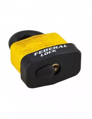 Cadenas à clé BUMPER 54 mm jaune Cadenas à clé BUMPER 54 mm jaune