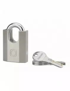 Cadenas à clé OCTO-P 50mm anse protégée acier 3 clés 2