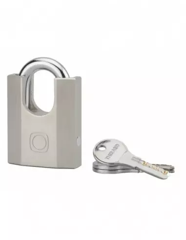 Cadenas à clé OCTO-P 60mm anse protégée acier 3 clés Cadenas à clé OCTO-P 60mm anse protégée acier 3 clés