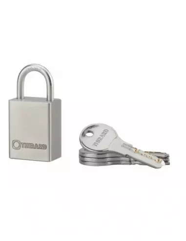 Cadenas à clé RINOX 30mm anse inox 4 clés Cadenas à clé RINOX 30mm anse inox 4 clés