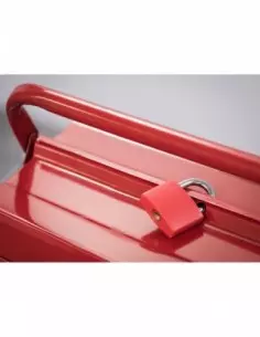 Cadenas à clé TYPE 1 aluminium color 40 mm rose 2