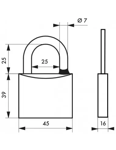 MACH 3 - 45 mm 3 clés MACH 3 - 45 mm 3 clés
