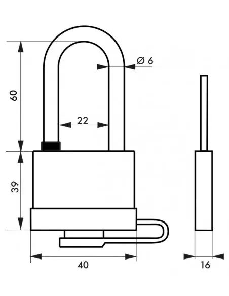 MACH 3 bumper 40 mm anse 1/2 haute