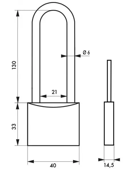 TYPE 1 - 40 mm anse haute