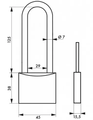 TYPE 1 - 45 mm anse haute TYPE 1 - 45 mm anse haute
