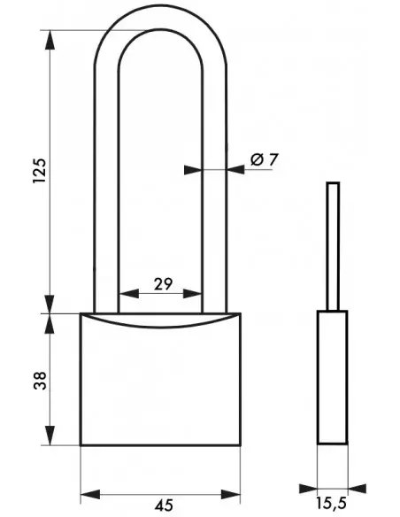 TYPE 1 - 45 mm anse haute