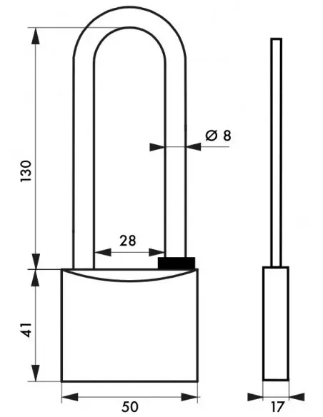 TYPE 1 - 50 mm anse haute