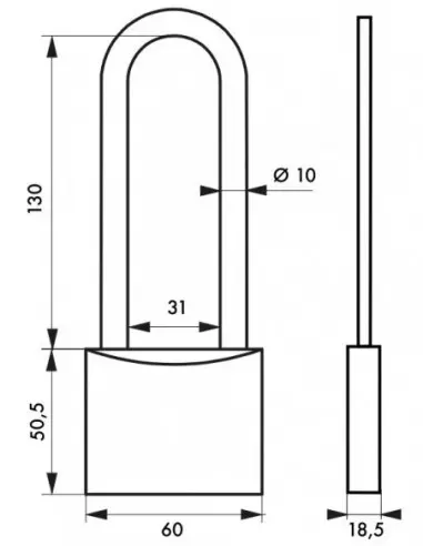 TYPE 1 - 60 mm anse haute TYPE 1 - 60 mm anse haute