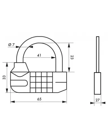 Cadenas SATURN à combinaison modifiable Cadenas SATURN à combinaison modifiable