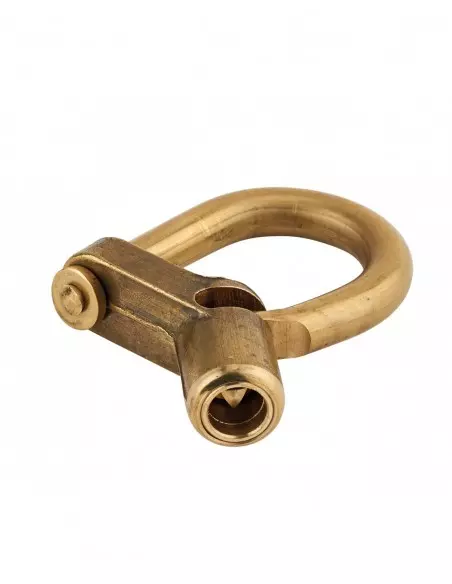 Cadenas d'artillerie 29 c à talon coudé anse laiton triangle 5 mm