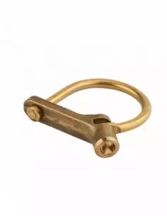 Cadenas d'artillerie 629 c gm à talon coudé anse laiton triangle 5 mm 2