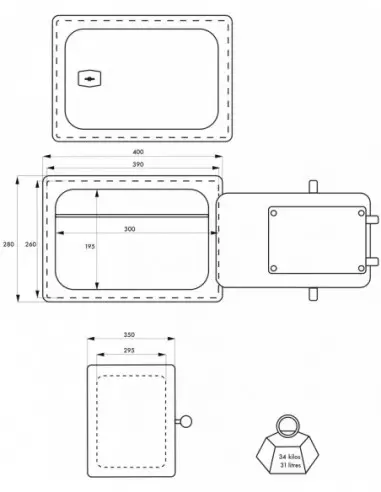 Coffre-fort BRAN 2 - 4 pênes Coffre-fort BRAN 2 - 4 pênes