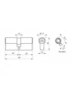 Cylindre 42 x 42 mm 2